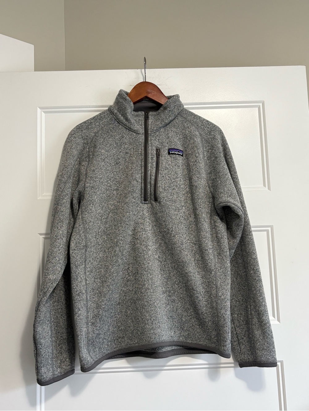Patagonia Men's Better Sweater® 1/4-Zip Fleece Sz Medium Stonewash Color